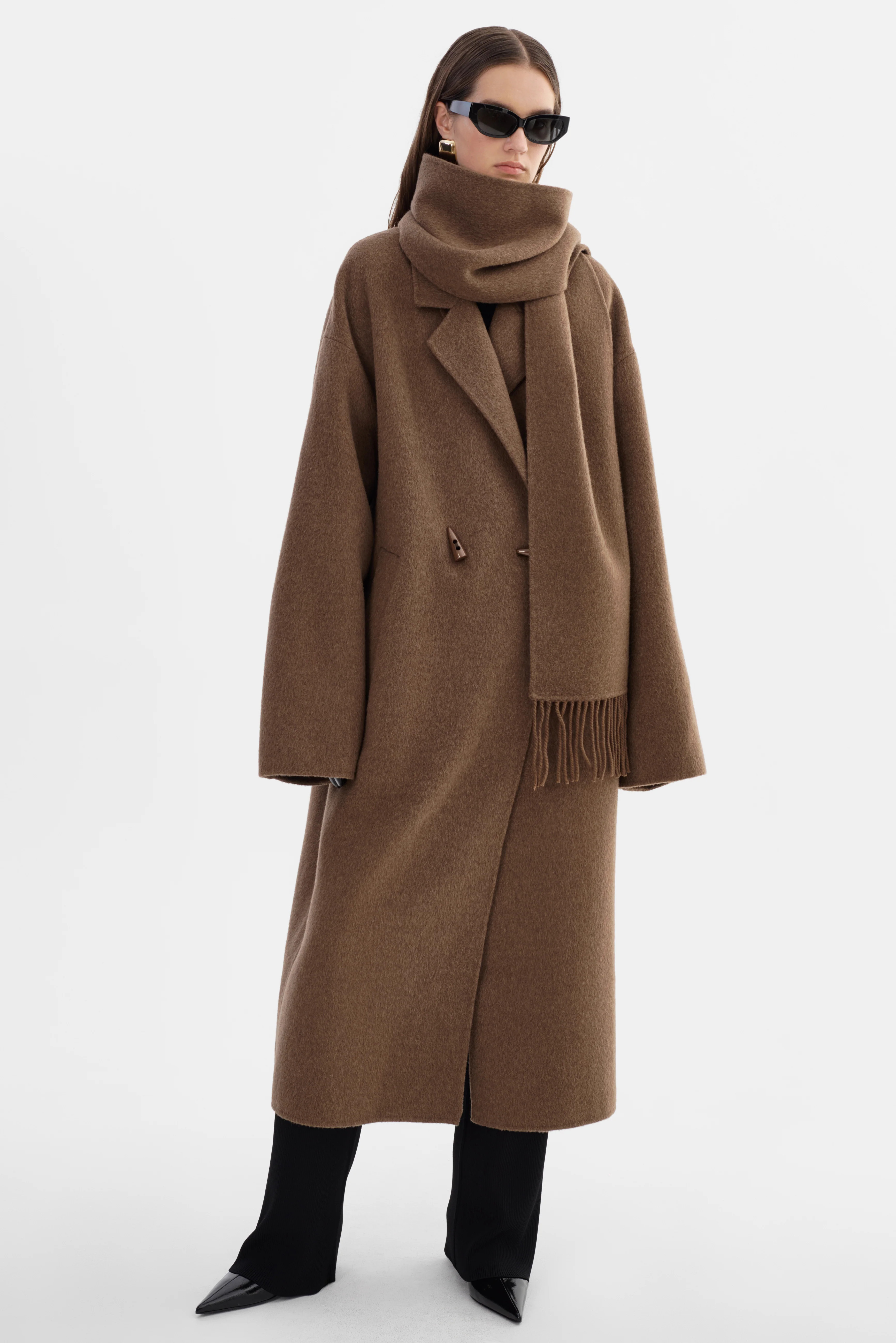 TWILA | Wool Scarf Coat | LAMARQUE