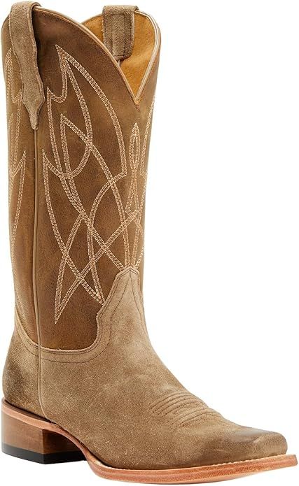 Shyanne Women's Wesley Western Boot Square Toe Brown 8 1/2 M US | Amazon (US)