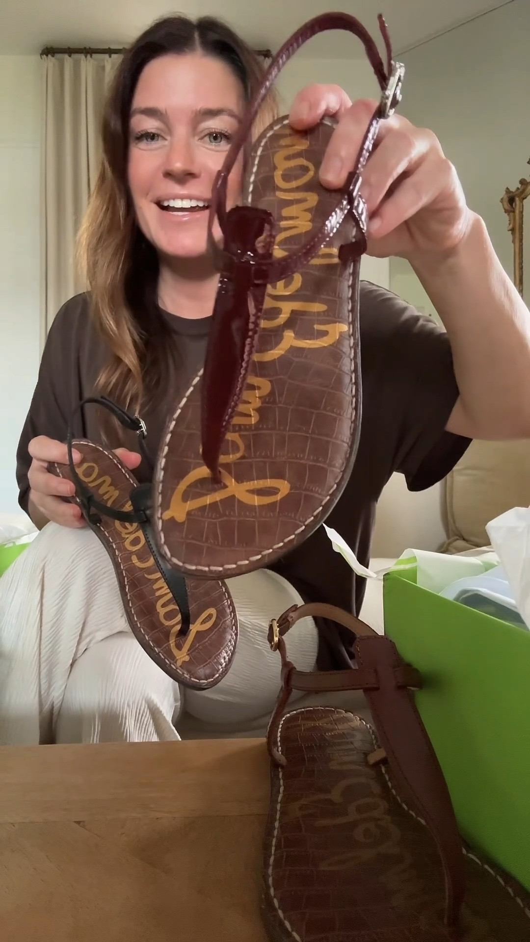 Leah called me the other day to tell me she was buying a new pair of Sam Edelman sandals in brown and asked if I wanted a pair…. Of course… would never turn down shoes. Fast forward through the conversation… they’re ONLY $39 now and we both have a whole collection. 🤣🫶🏻

#LTKShoeCrush #LTKFindsUnder50 #LTKSaleAlert