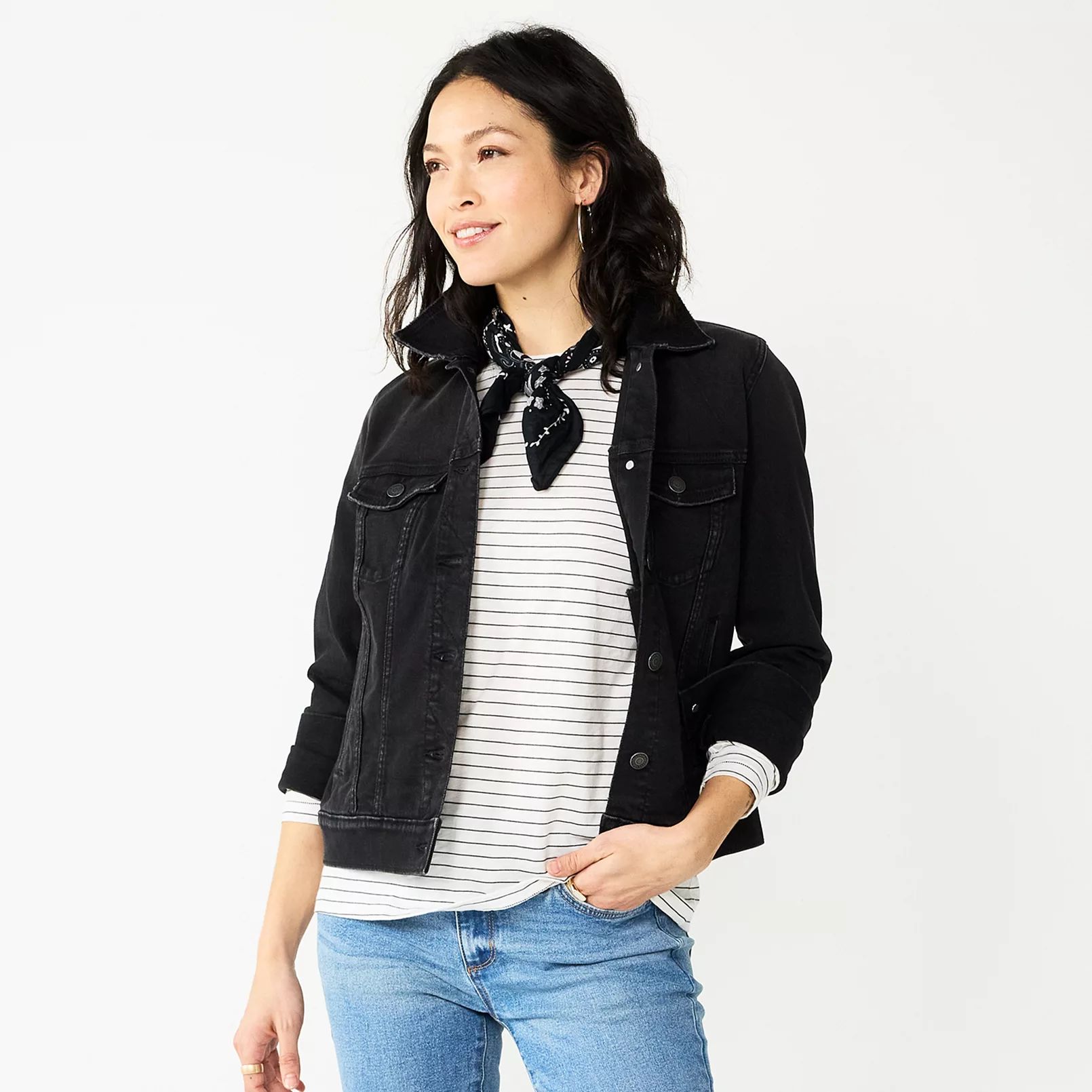 Women's Sonoma Goods For Life® Denim Jacket | Kohl's