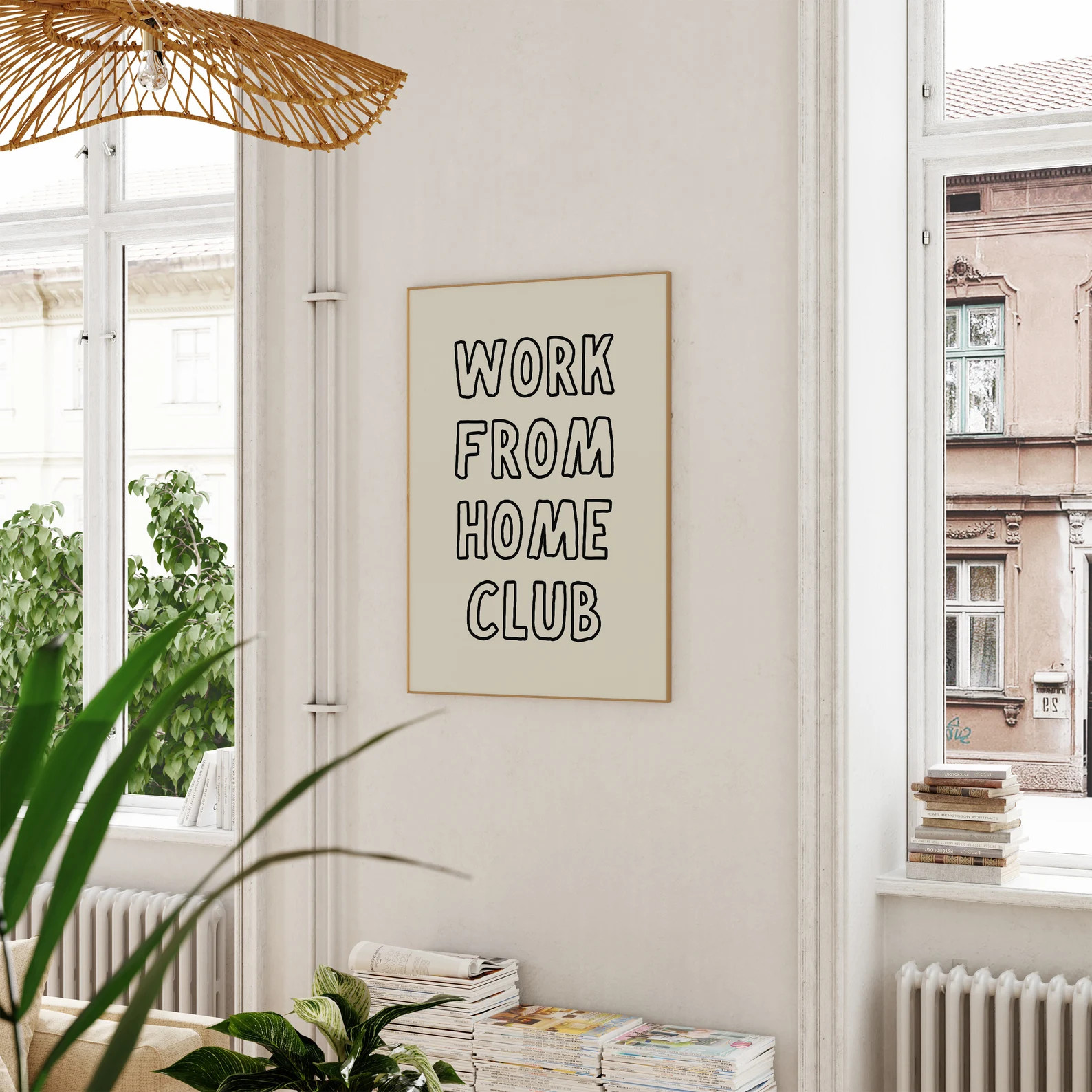 Work From Home Club Print Office Wall Art Corporate Poster Funny Office Print Work From Home Deco... | Etsy (US)