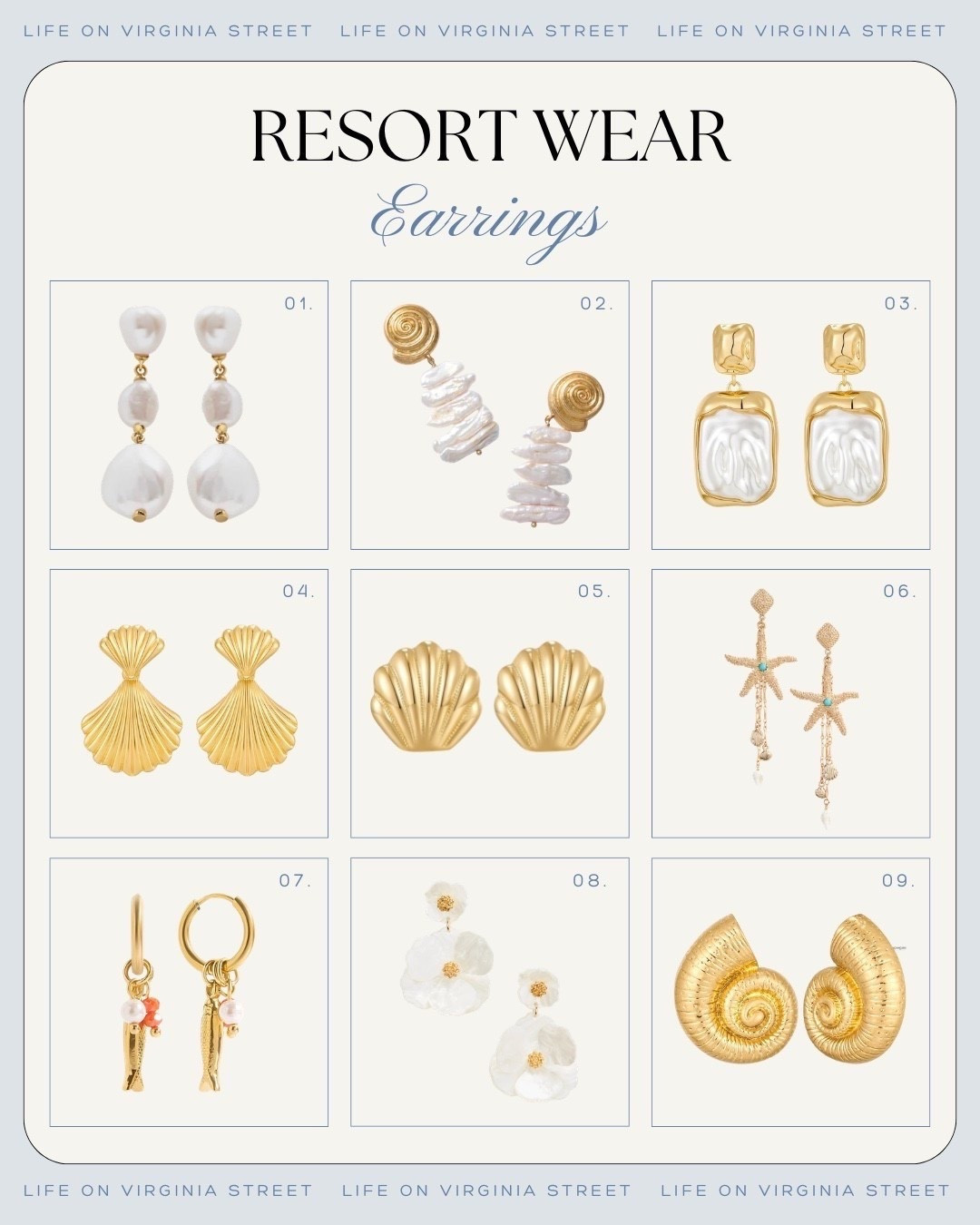 Resortwear earrings 🙌🏻🙌🏻

#LTKTravel #LTKSeasonal

#LTKBeauty #LTKWorkwear #LTKmomlife
