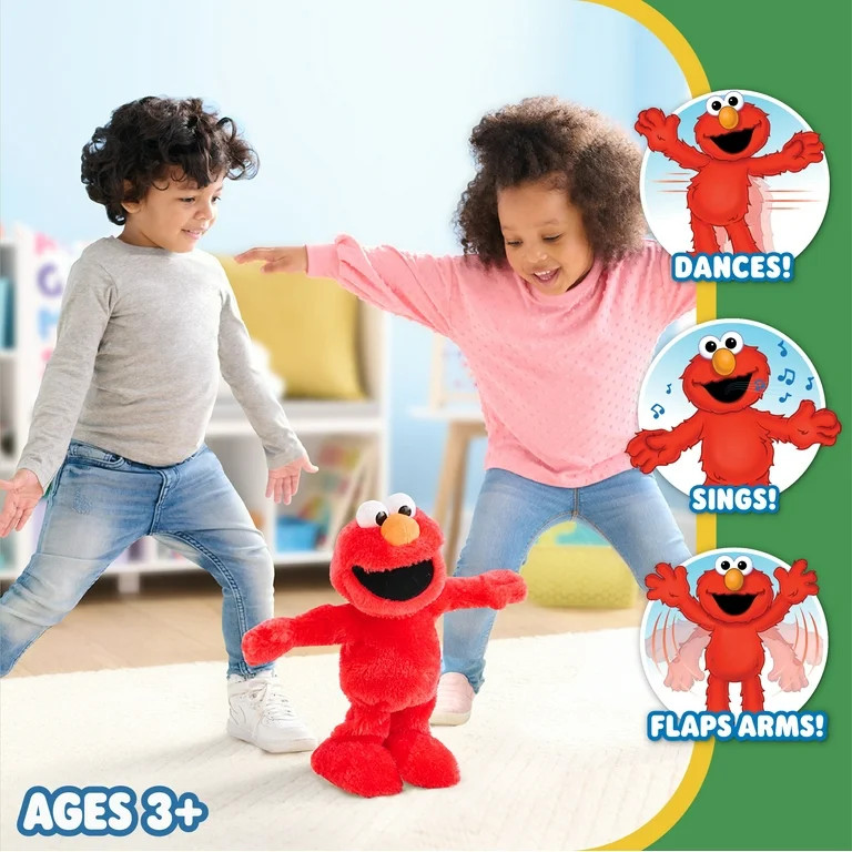 Sesame Street Elmo Slide Plush, Kids Toys for Ages 2 up - Walmart.com | Walmart (US)