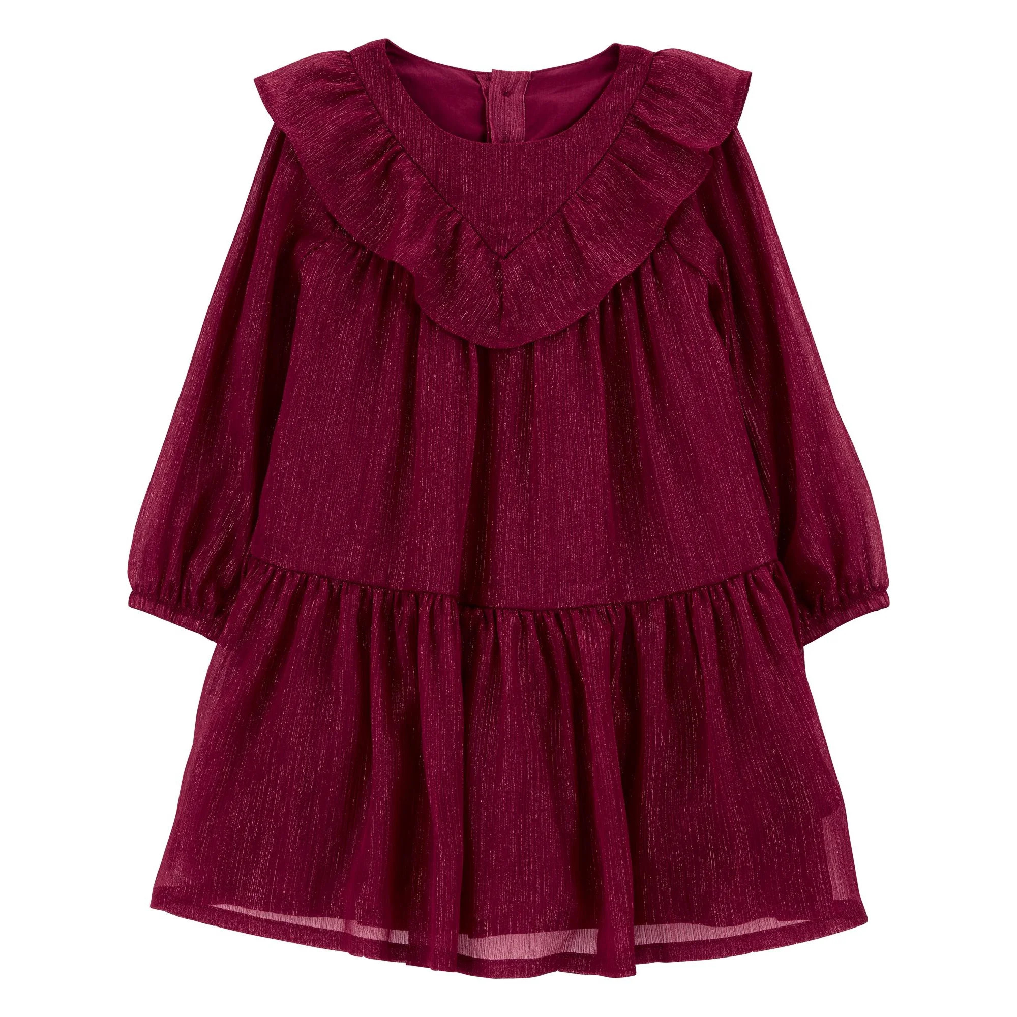 Carter's Child of Mine Toddler Girl Holiday Dress, One-Piece, Sizes 2T-5T | Walmart (US)