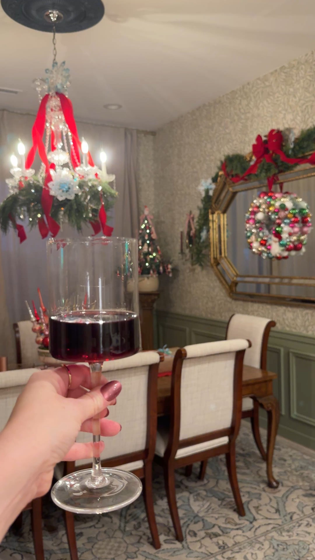 Happy hump day friend! Cheers from our decked halls! 🥰🎄

#LTKHome #LTKHoliday #LTKFindsUnder50