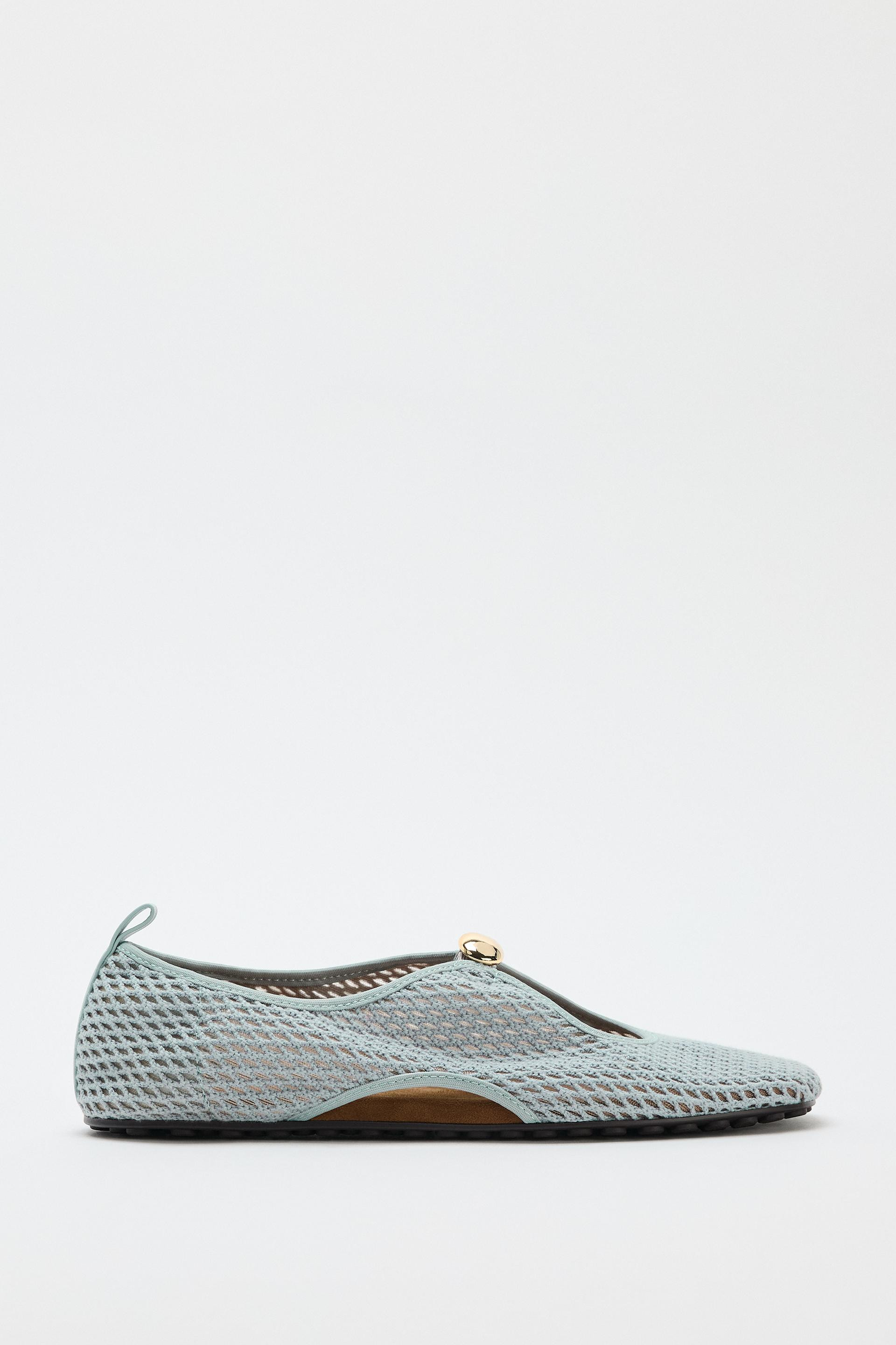 SPORT MESH BALLET FLATS | Zara UK