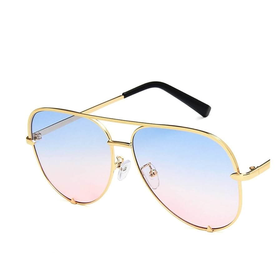 GAOXIN Metal Retro Men and Women Sunglasses Outdoor Driving Vacation (Color : E, Size : 1) | Amazon (US)