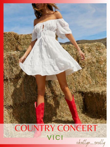 Country Concert Outfit / White Dress / Cowboy Boots / Spring Outfit


#Countryconcert #whitedress #springoutfit #Countryconcertoutfit


#LTKfindsunder50 #LTKfindsunder100 #LTKsalealert #LTKstyletip #LTKSeasonal #LTKover40 #LTKtravel #LTKFestival #LTKshoecrush #LTKitbag