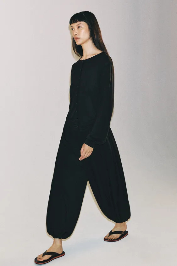 FLOWING SAROUEL TROUSERS | Zara UK