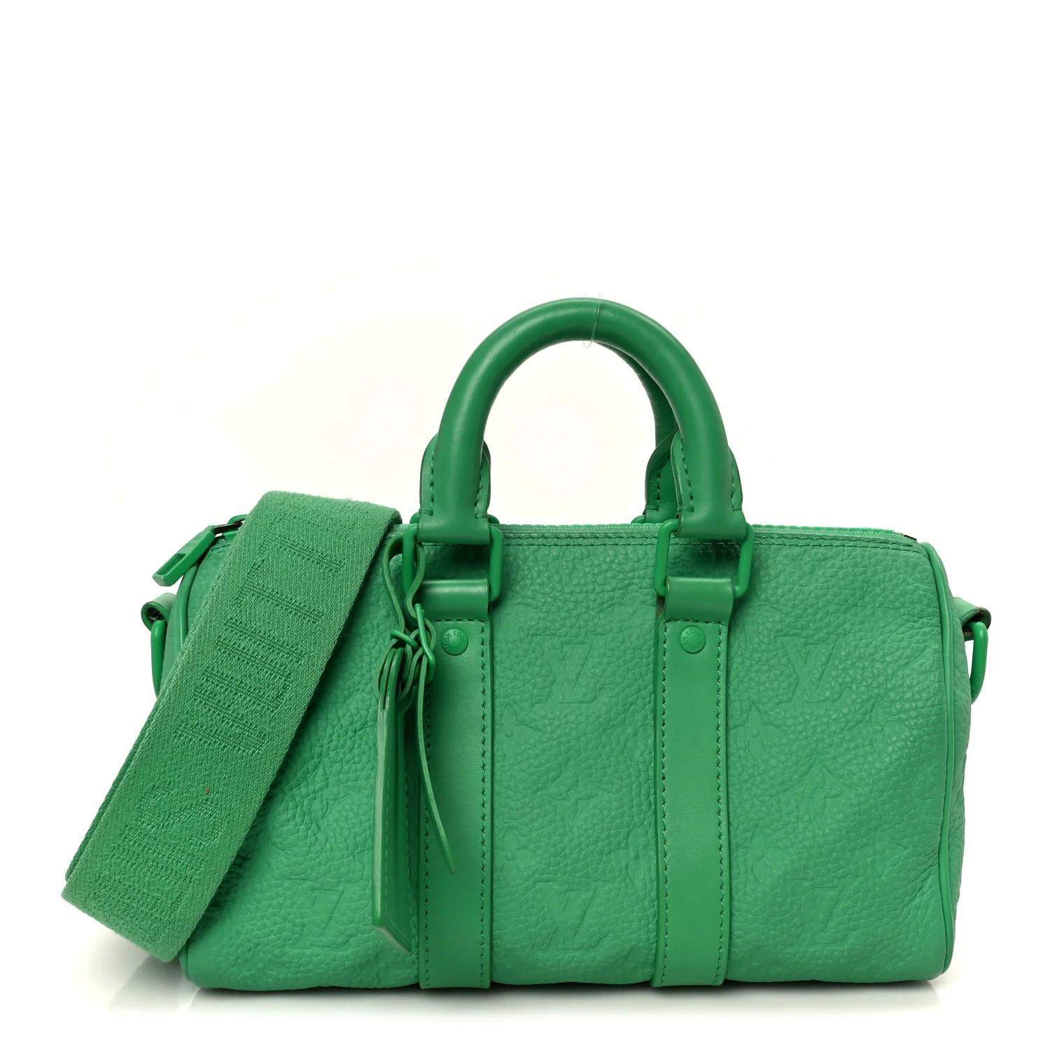 Monogram Taurillon Keepall Bandouliere 25 Minty Green | FASHIONPHILE (US)