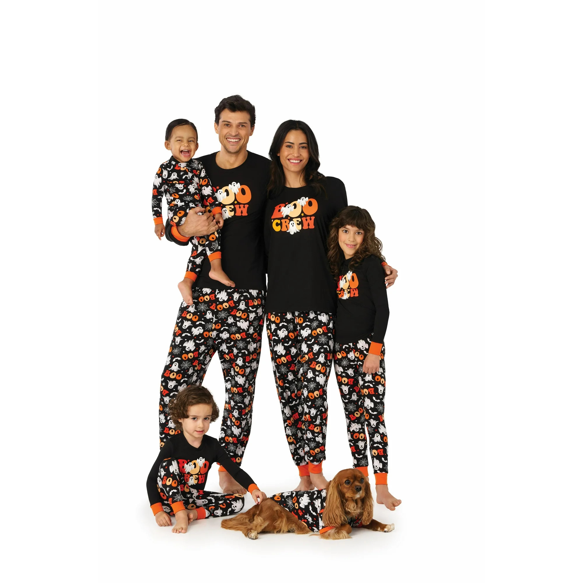 Halloween Unisex Kids Matching Family Pajama Set from Way to Celebrate, 2-Piece, Sizes 6-12 | Walmart (US)