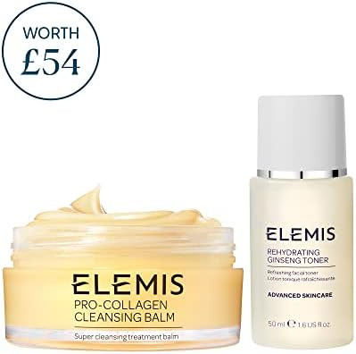 ELEMIS Cleanse & Glow Duo, 2-Piece Cleanse & Tone Duo, Keep Skin Balanced, Hydrated & Protected, Gif | Amazon (UK)