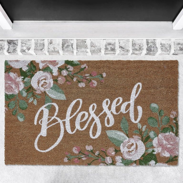 My Texas House Blessed Coir Doormat, 18" x 30" | Walmart (US)