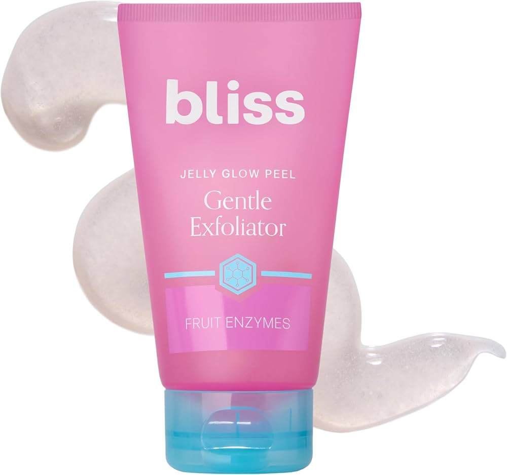 Bliss Jelly Glow Peel\u2122 Gentle Non-Abrasive Cleanser and Exfoliator With Fruit Enzymes - 4 Oz... | Amazon (US)