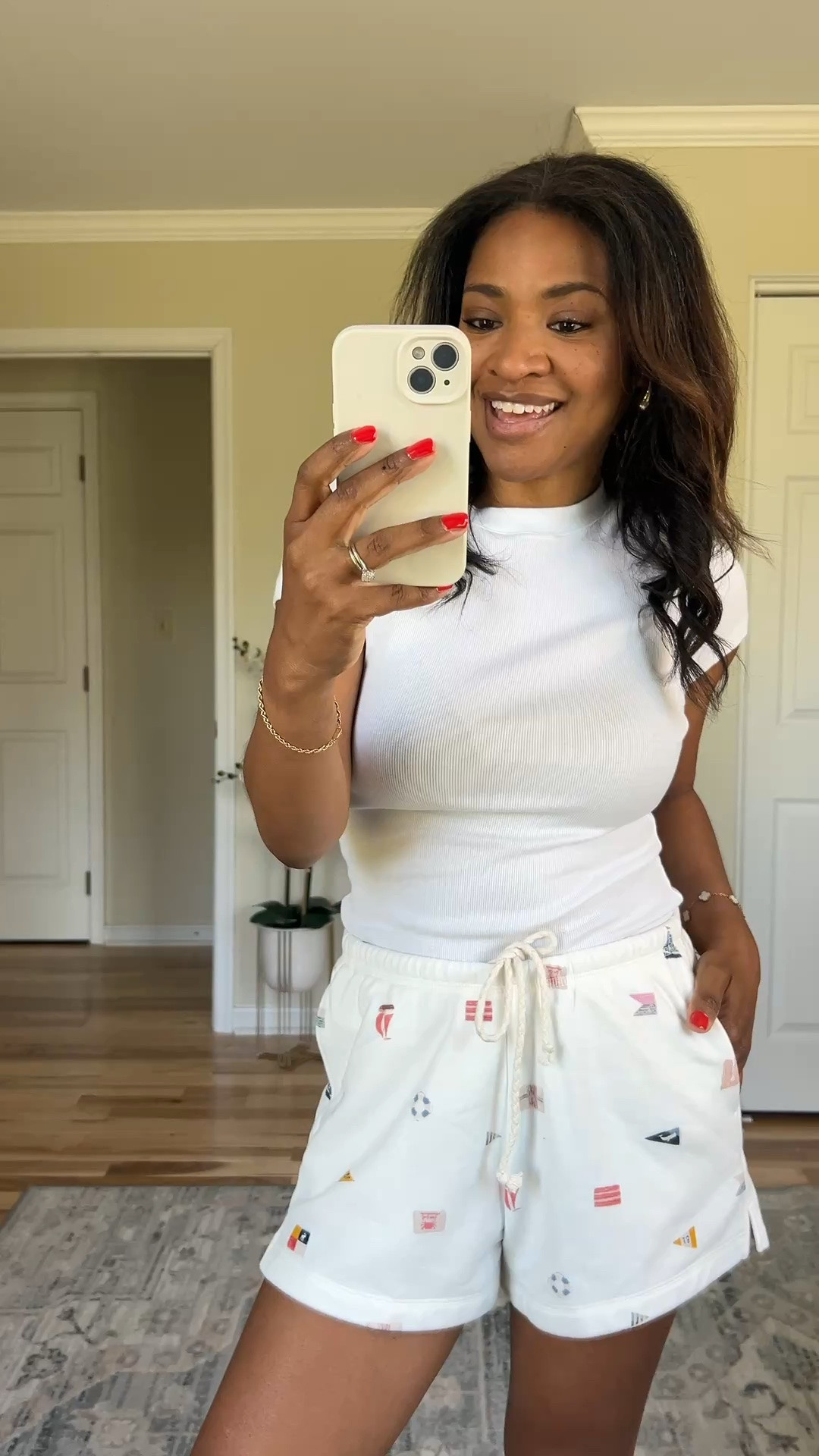 Wearing a small in the shorts

#LTKgrwm #LTKOver40