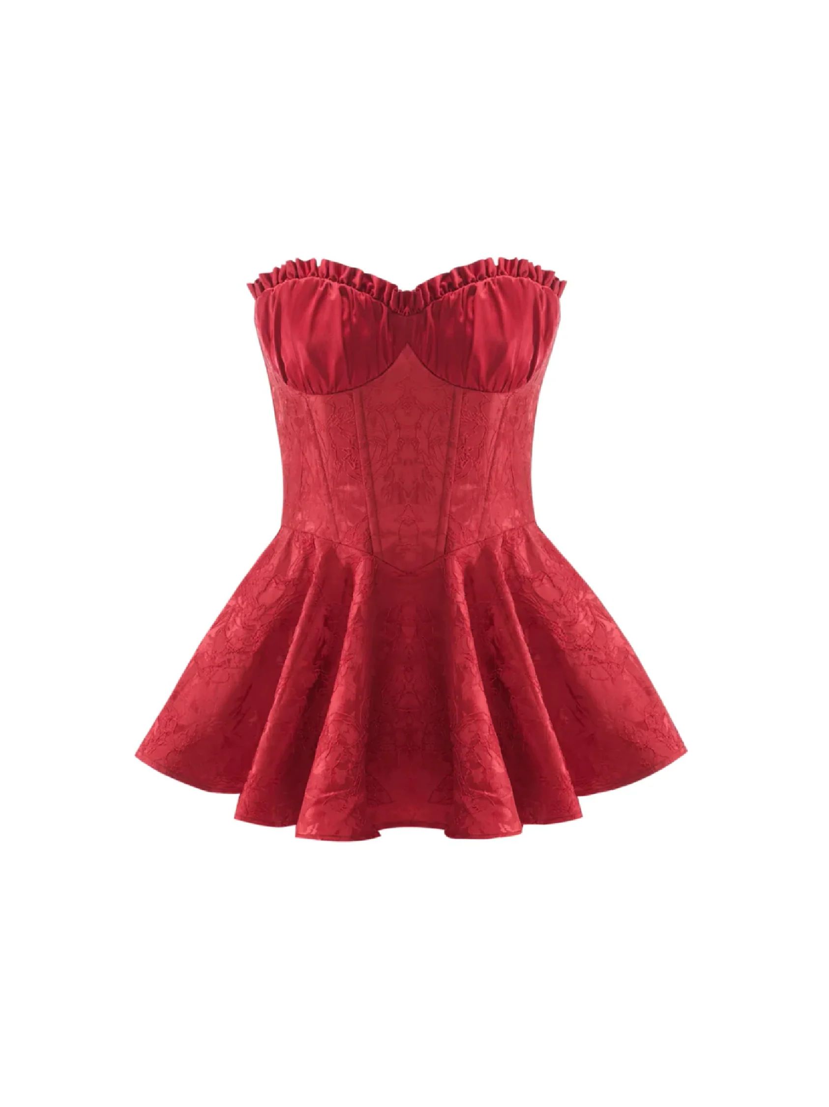 Airina Dress (Red) | Nana Jacqueline Designer Wear | Nana Jacqueline