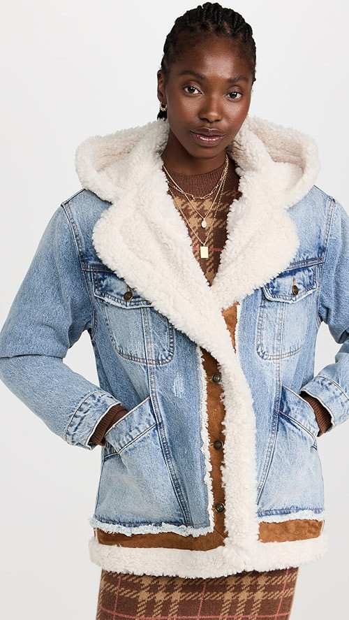 Free People Magnolia Cozy Denim Jacket | SHOPBOP | Shopbop