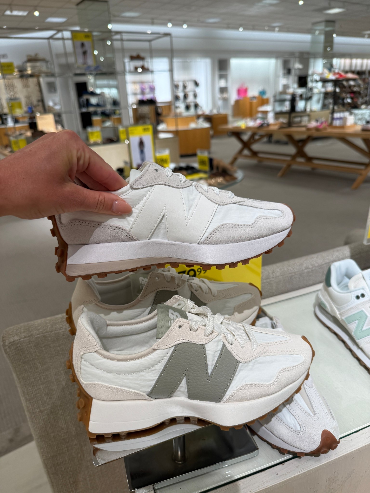 Nsale - New Balance 327s are still the sneaker to wear! Can’t believe this price! 🤩

Trendy sneaker, neutral sneaker, casual sneaker, fall outfit, fall style, summer outfit, summer style, weekend fit



#LTKShoeCrush #LTKStyleTip #LTKSaleAlert
