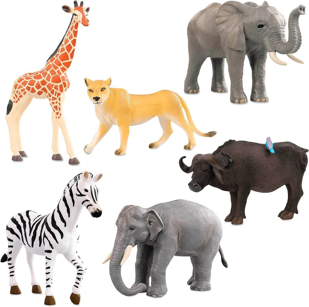 Terra by Battat – Wild Life Set – Realistic Animal Toy Figures with Elephant Toys for Kids 3+... | Amazon (US)