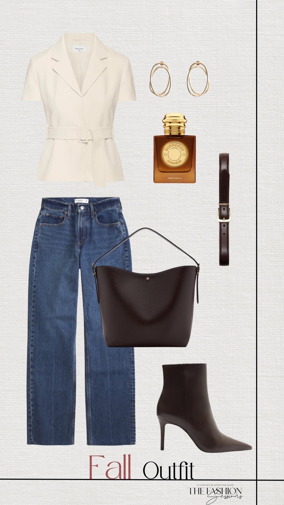 Fall Outfit | Short Sleeve Blazer Too | Denim Jeans | Tote Bag | Brown Ankle Boots |

#LTKgrwm #LTKSeasonal #LTKootd