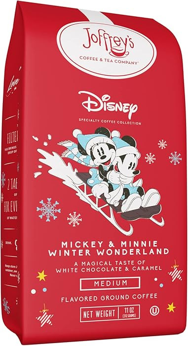 Joffrey's Coffee & Tea Company Disney Mickey Minnie Winter Wonderland, Specialty Collection, Arti... | Amazon (US)