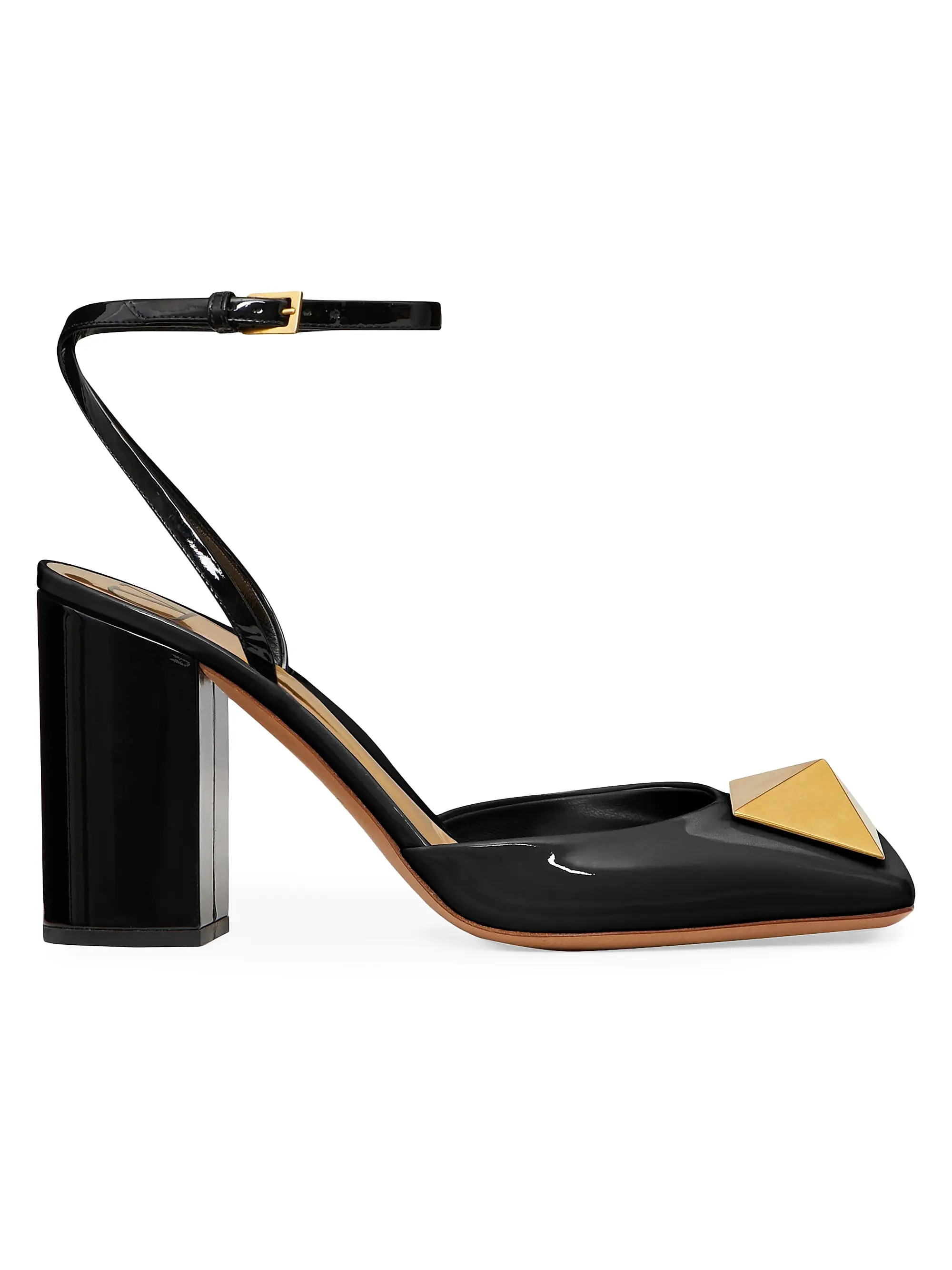 One Stud Pumps in Patent Leather 90MM | Saks Fifth Avenue
