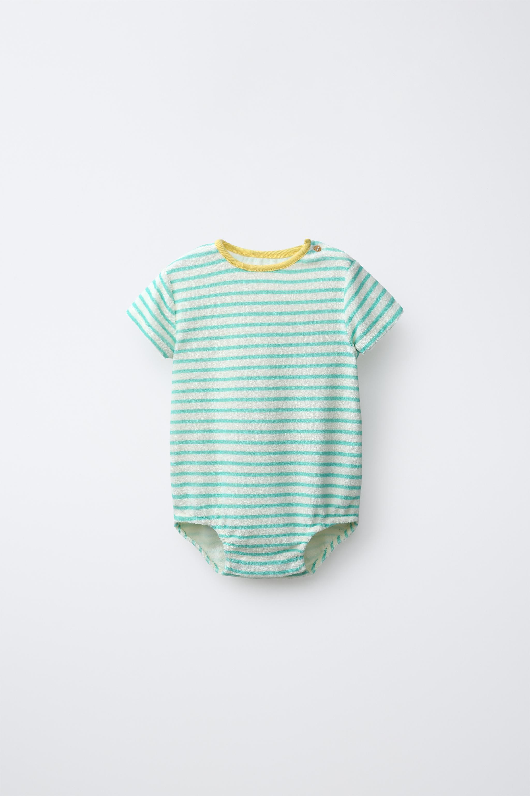 STRIPED TOWEL EFFECT BODYSUIT | Zara US