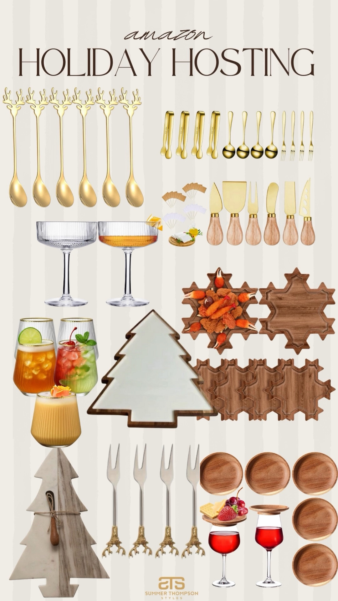 Fun holiday hosting finds from Amazon! 

Coupe glasses. Trees. Snowflakes. Charcuterie. Holiday. Christmas. Hosting must haves. Gold accents  

#LTKSeasonal #LTKFindsUnder100 #LTKHome