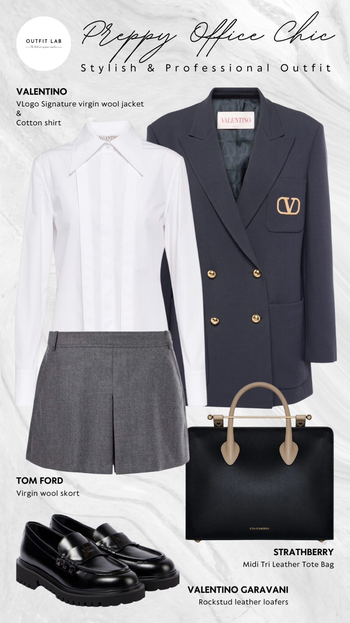 Preppy Office Chic: Stylish & Professional Outfit – Shop Now!

Elevate your office style with a preppy yet professional outfit. Featuring a sophisticated Valentino jacket and shirt for a polished look, paired with a chic Tom Ford skirt. Step into elegant Valentino Garavani loafers for comfort and class, and carry your essentials in a stylish STRATHBERRY tote bag. Perfect for any workday, this ensemble ensures you stay fashionable and professional. Shop now to enhance your office wardrobe with this stunning preppy outfit!

#LTKStyleTip #LTKItBag #LTKWorkwear