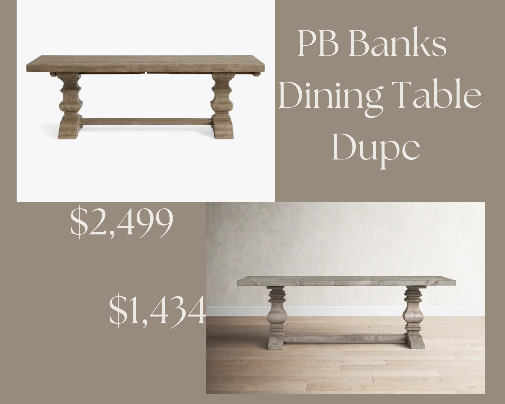 Banks dining online bench