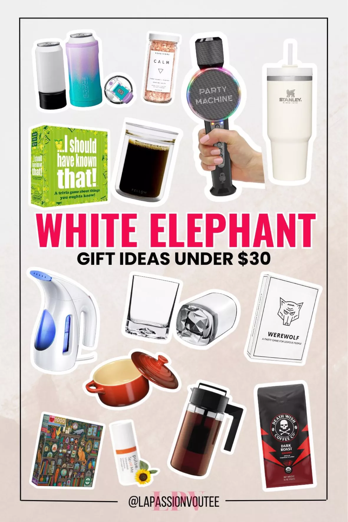 107 Affordable Gifts for White Elephant Party under $30