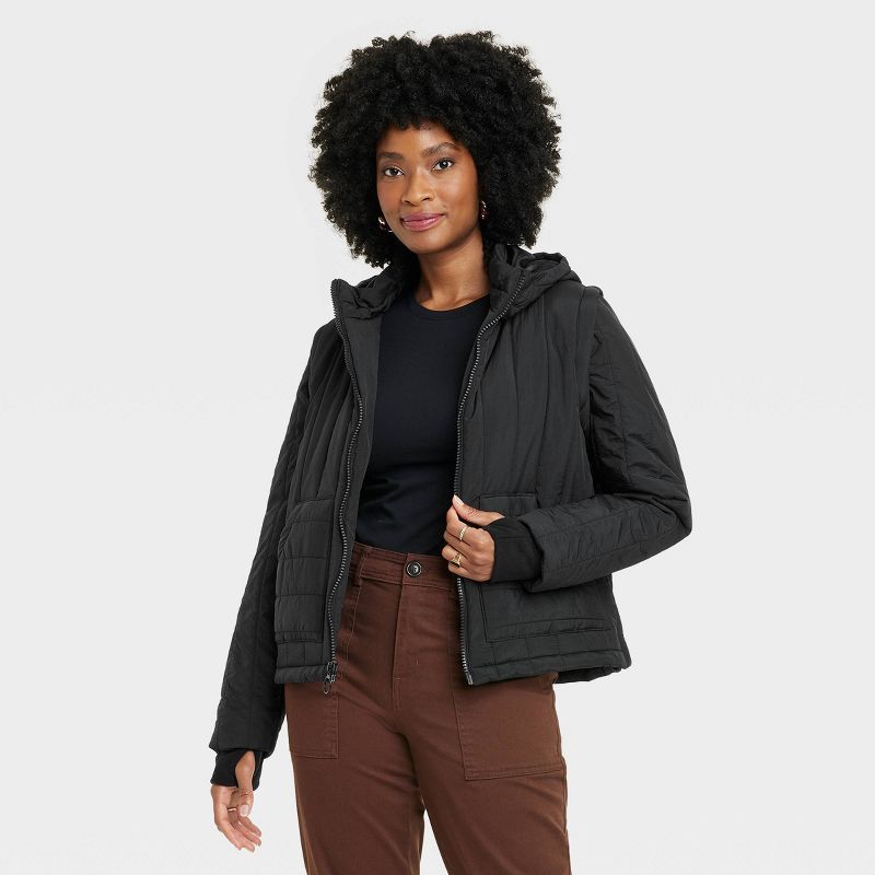 Women's Adaptive Puffer Jacket - A New Day™ | Target
