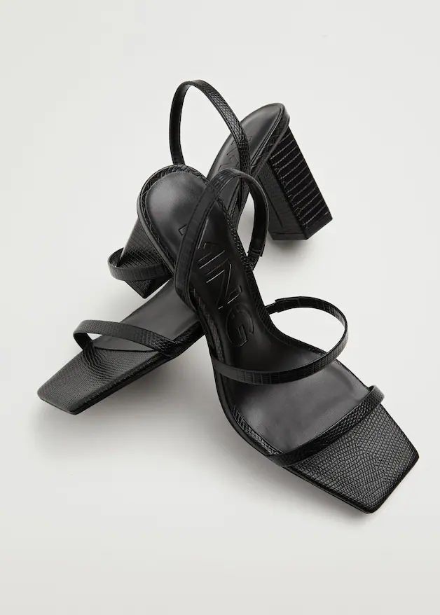 Strappy heeled sandals | MANGO (US)