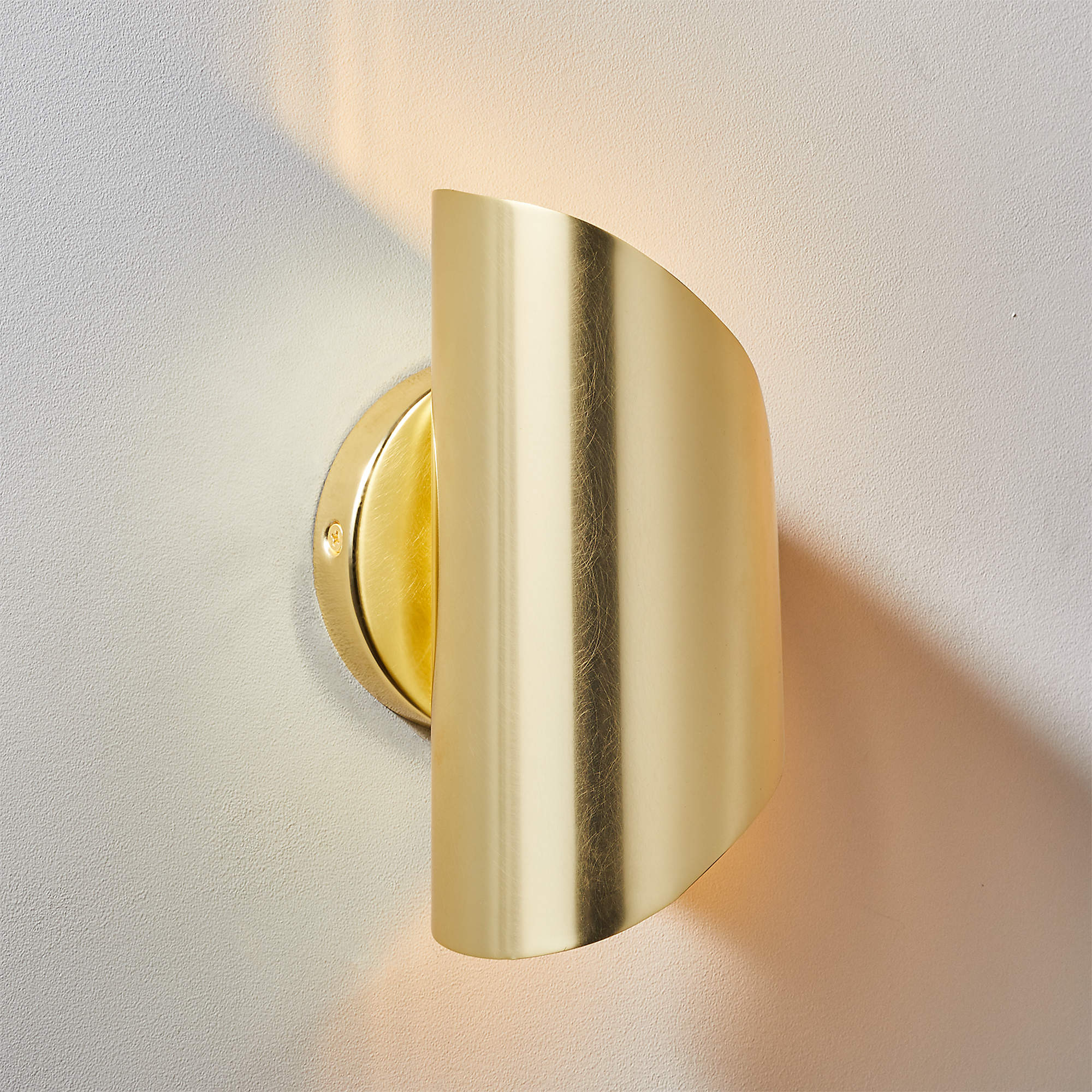 Vanguard Brass Sconce + Reviews | CB2 | CB2