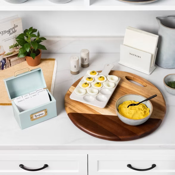 Stoneware Napkin Holder - Hearth & Hand™ with Magnolia | Target