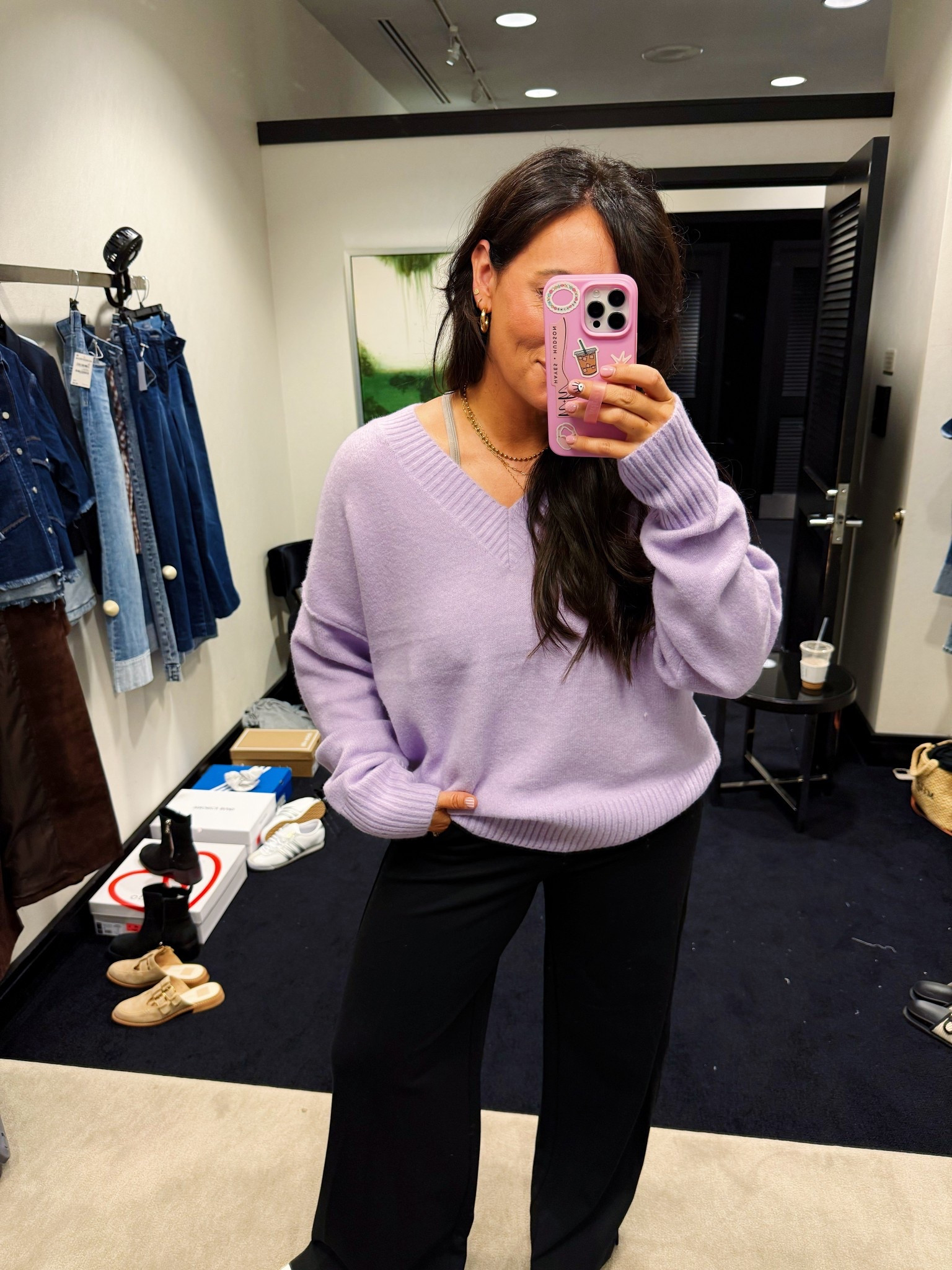 These sweaters are SO soft & not itchy at all - very affordable too! Wearing a medium and it’s an oversized fit 
• size 6 in these best pants ever! So stretchy and a great work pant 

#LTKStyleTip #LTKSeasonal #LTKFindsUnder100