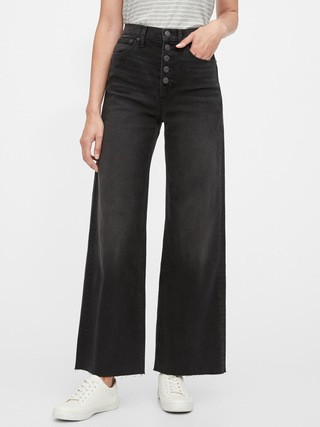 High Rise Wide-Leg Jeans | Gap Factory