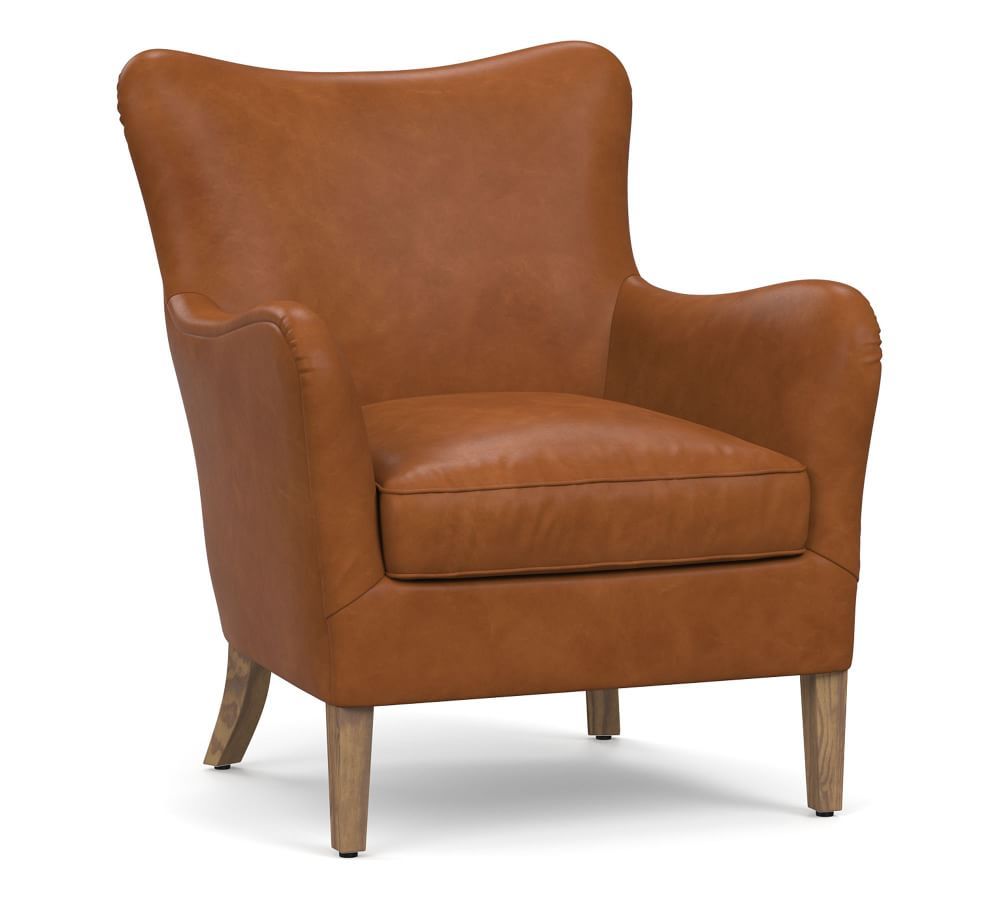 Clark Leather Armchair | Pottery Barn (US)