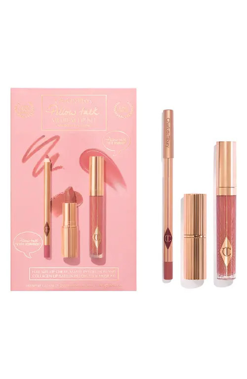 Charlotte Tilbury Pillow Talk Original Lip Kit $95 Value in Pillow Talk Medium at Nordstrom | Nordstrom