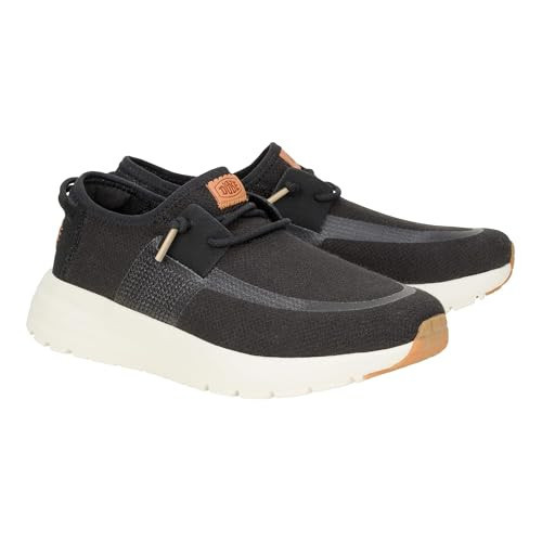 Hey Dude, Women's, Sirocco W Neutrals, Black 1, 8, Medium | Amazon (US)