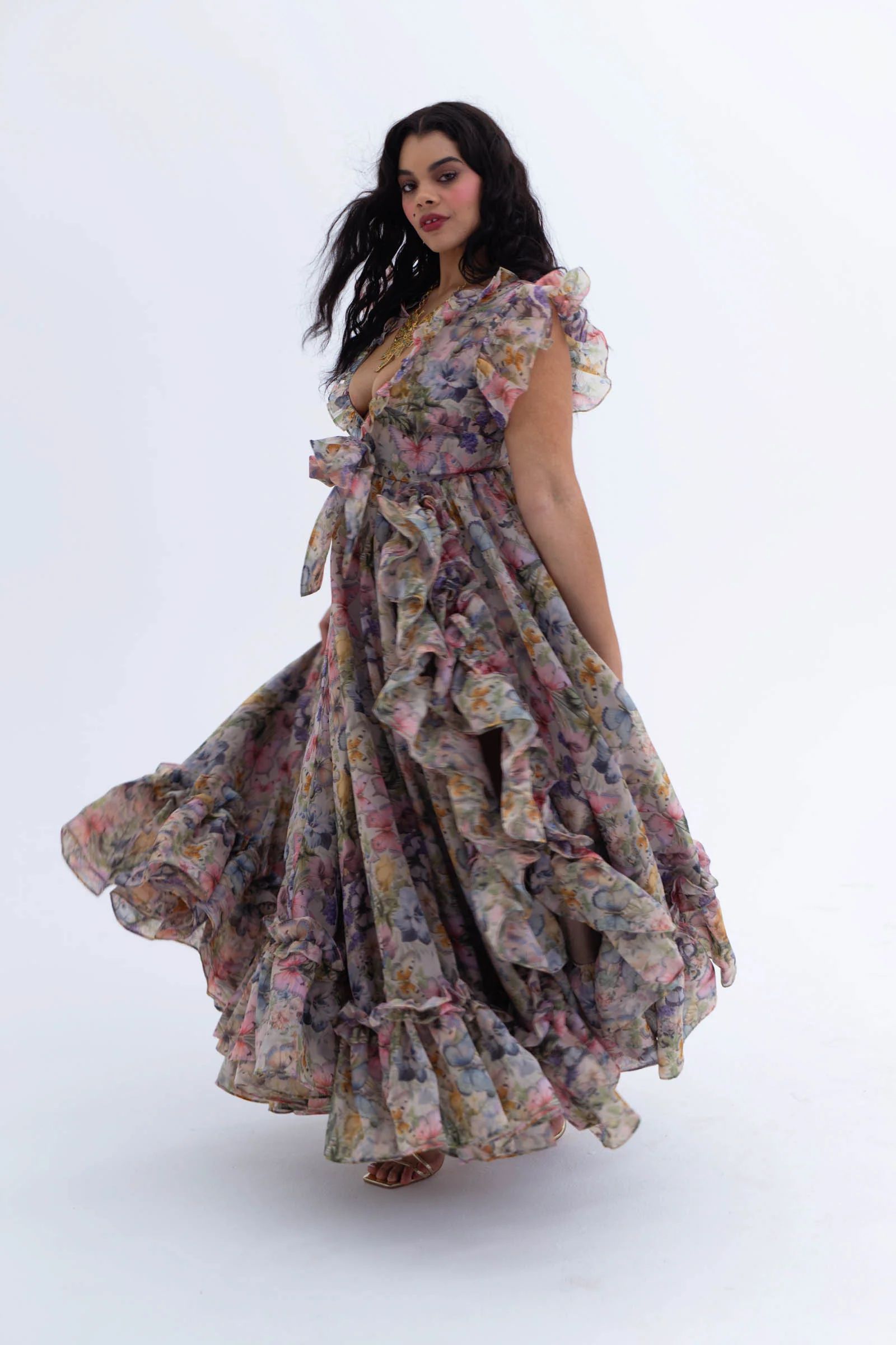 The Butterfly Botanics Melrose Gown | Selkie Collection