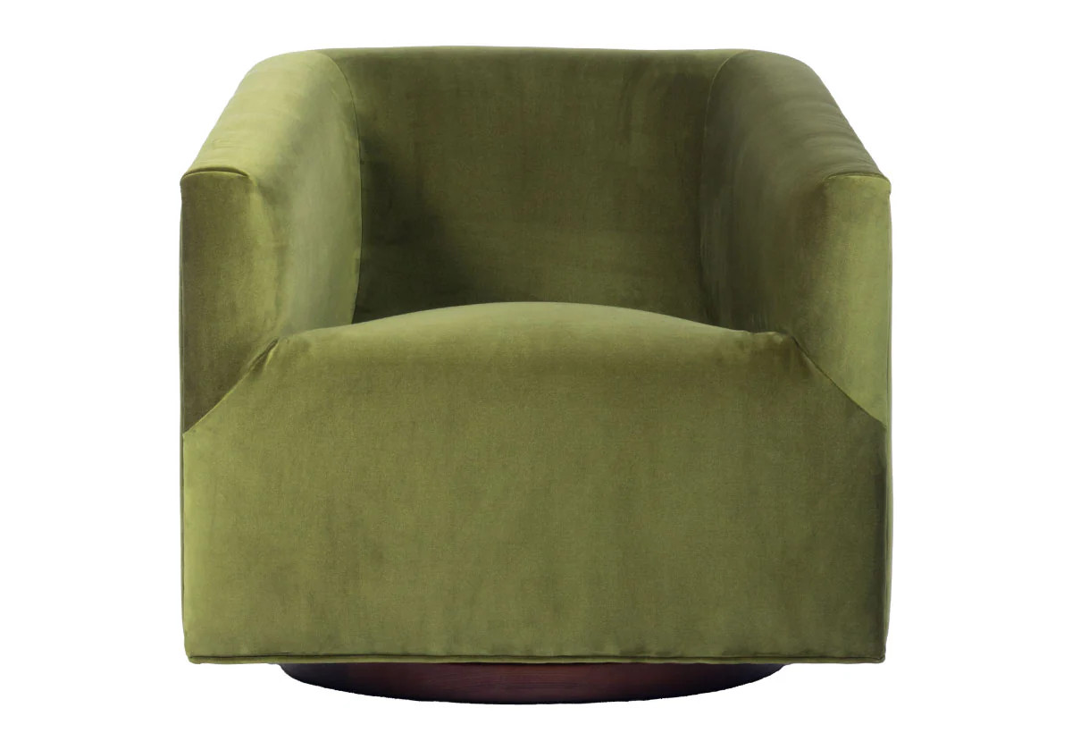 HARVEY SWIVEL CHAIR | Moss | Alice Lane Home Collection