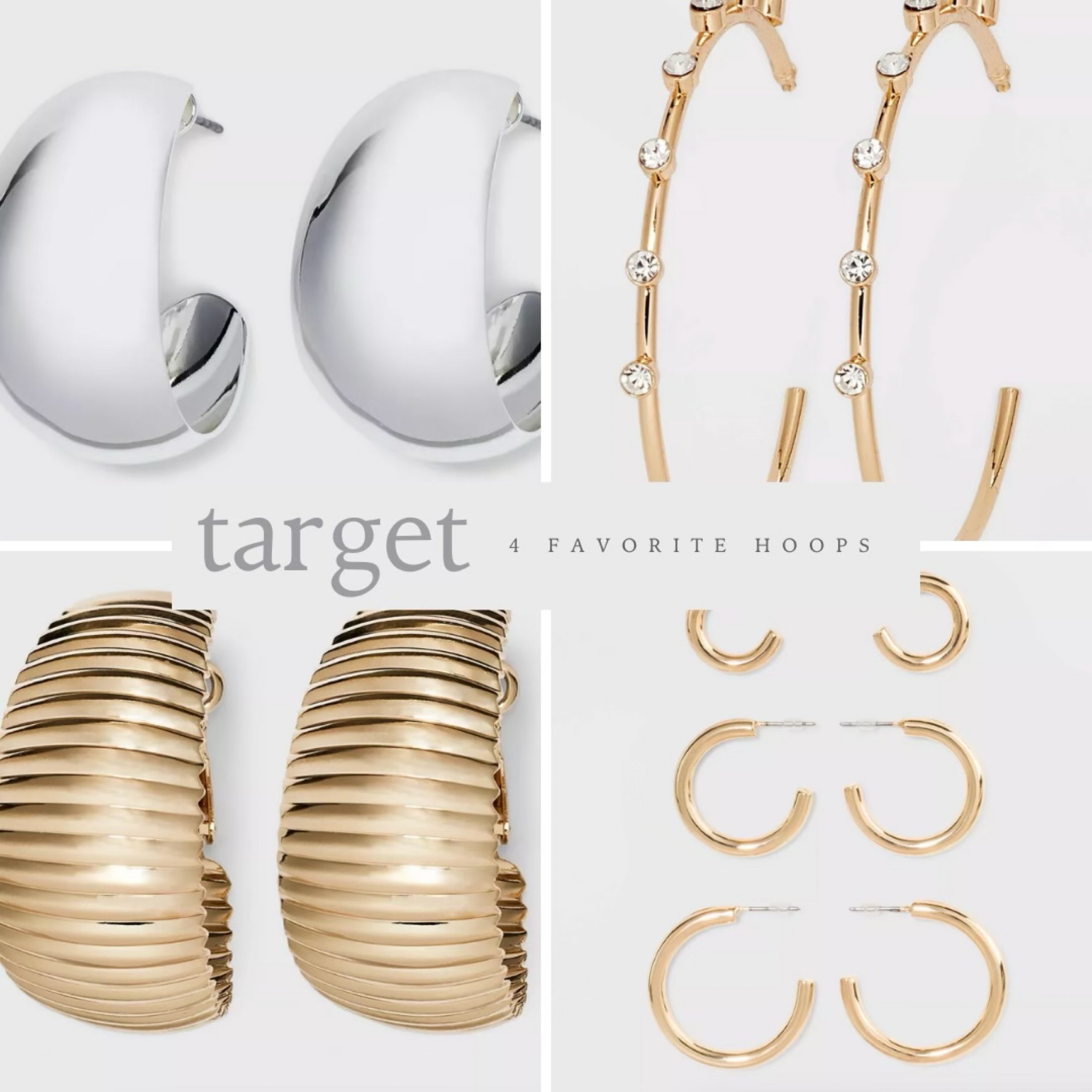 My favorite and everyday @target hoops! #ad @targetstyle #target #TargetPartner 