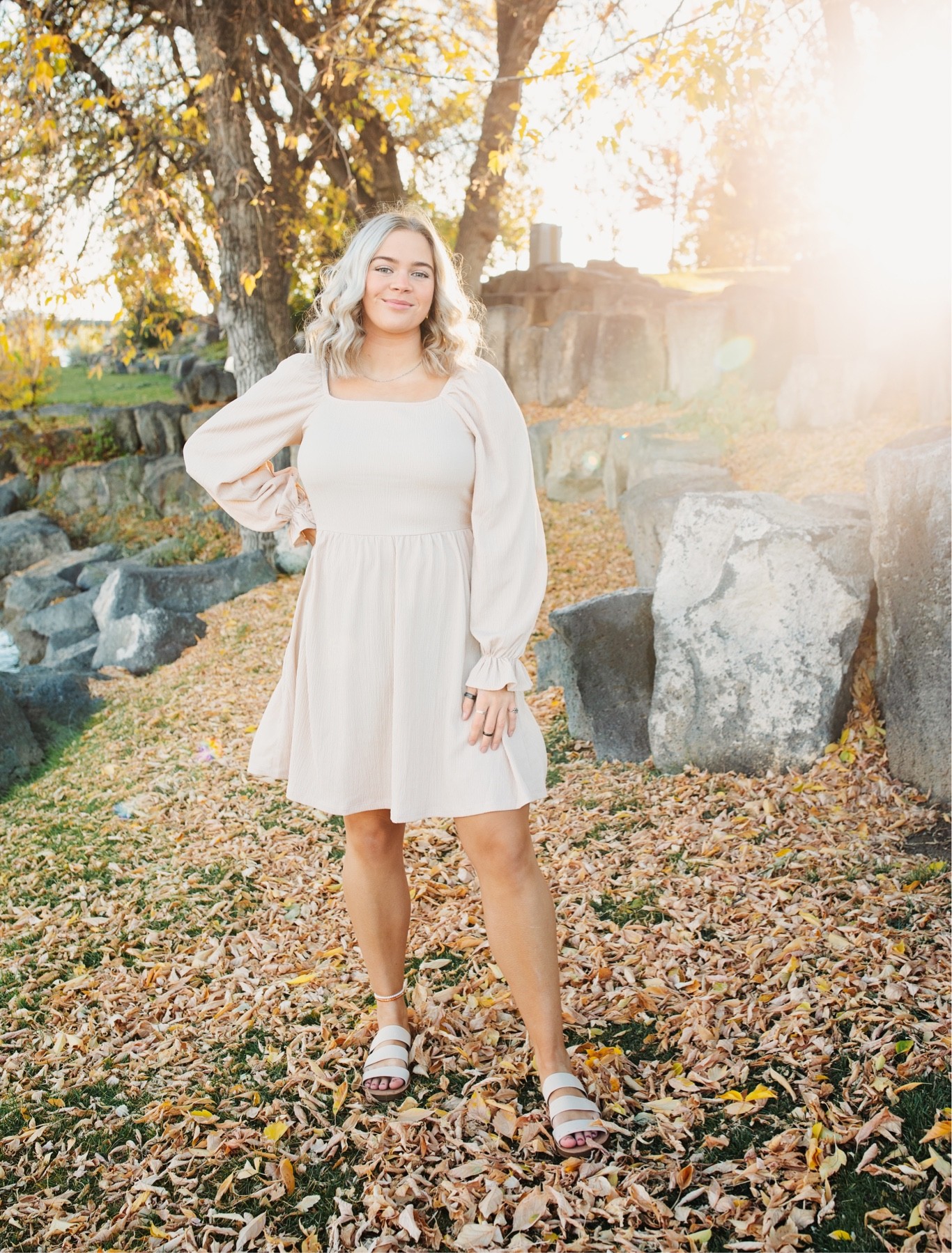 Perfect dress for senior pictures. Senior photos outfits. Highschool senior. College grad pics. Fall outfit inspo

#LTKshoecrush #LTKSeasonal #LTKunder100