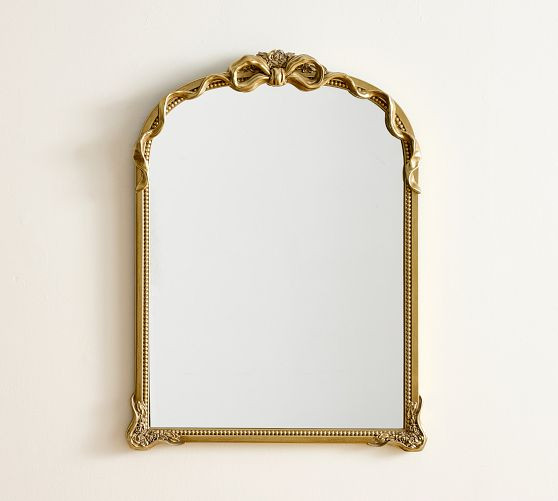 LoveShackFancy Gold Bow Mirror Collection | Pottery Barn (US)