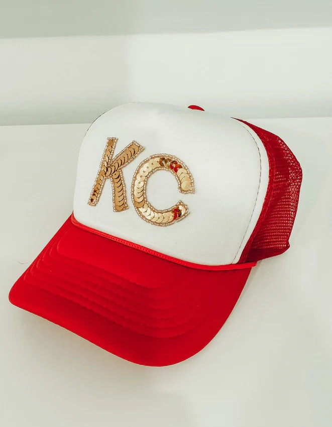 KC Sequin Trucker Hat | localE
