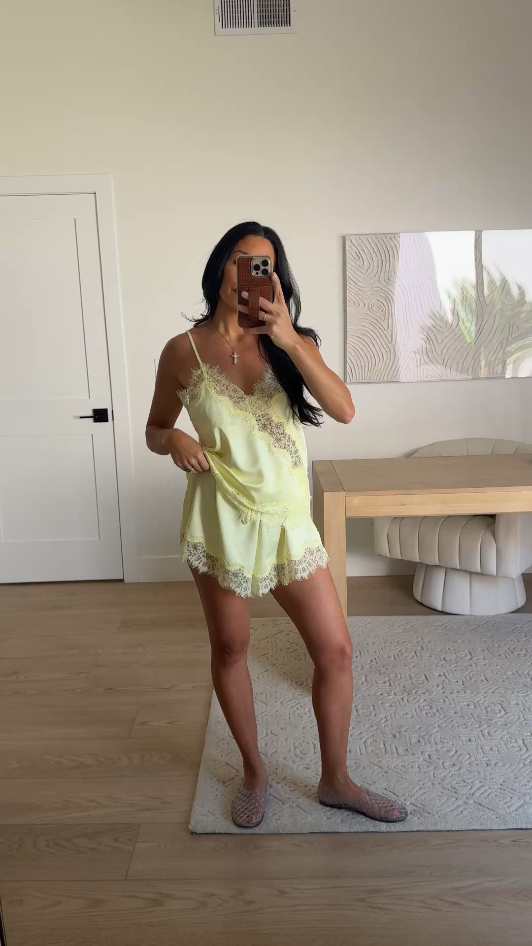 Walmart fashion set // size smalls on me but ran big! Comes in other colors! 

Silk set 
Lace shorts set 
Walmart finds 


#LTKMothersDay #LTKgrwm #LTKootd