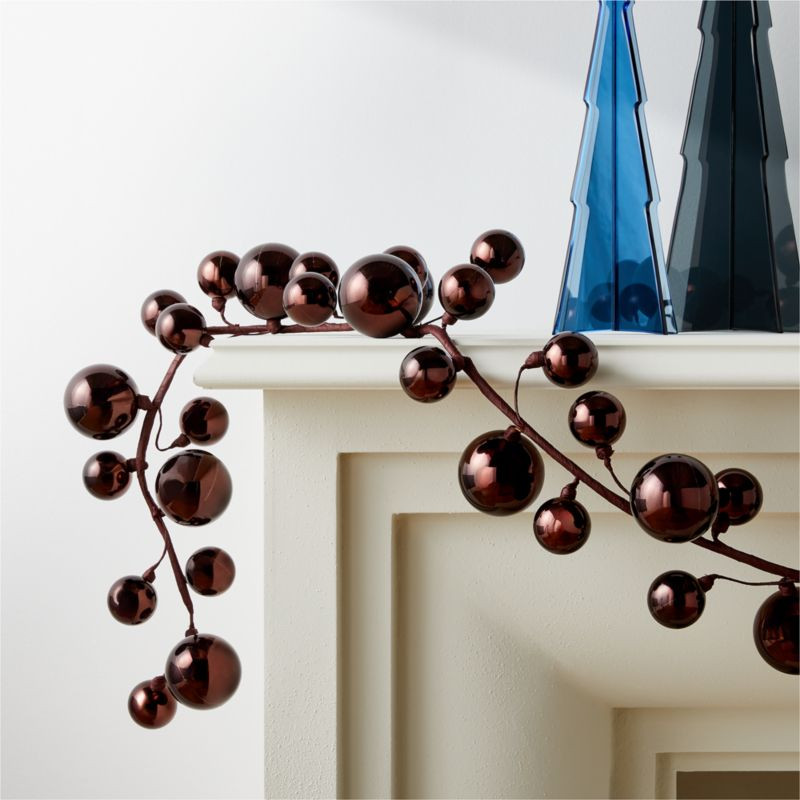 Cinnamon Ball Holiday Garland 72" + Reviews | CB2 | CB2