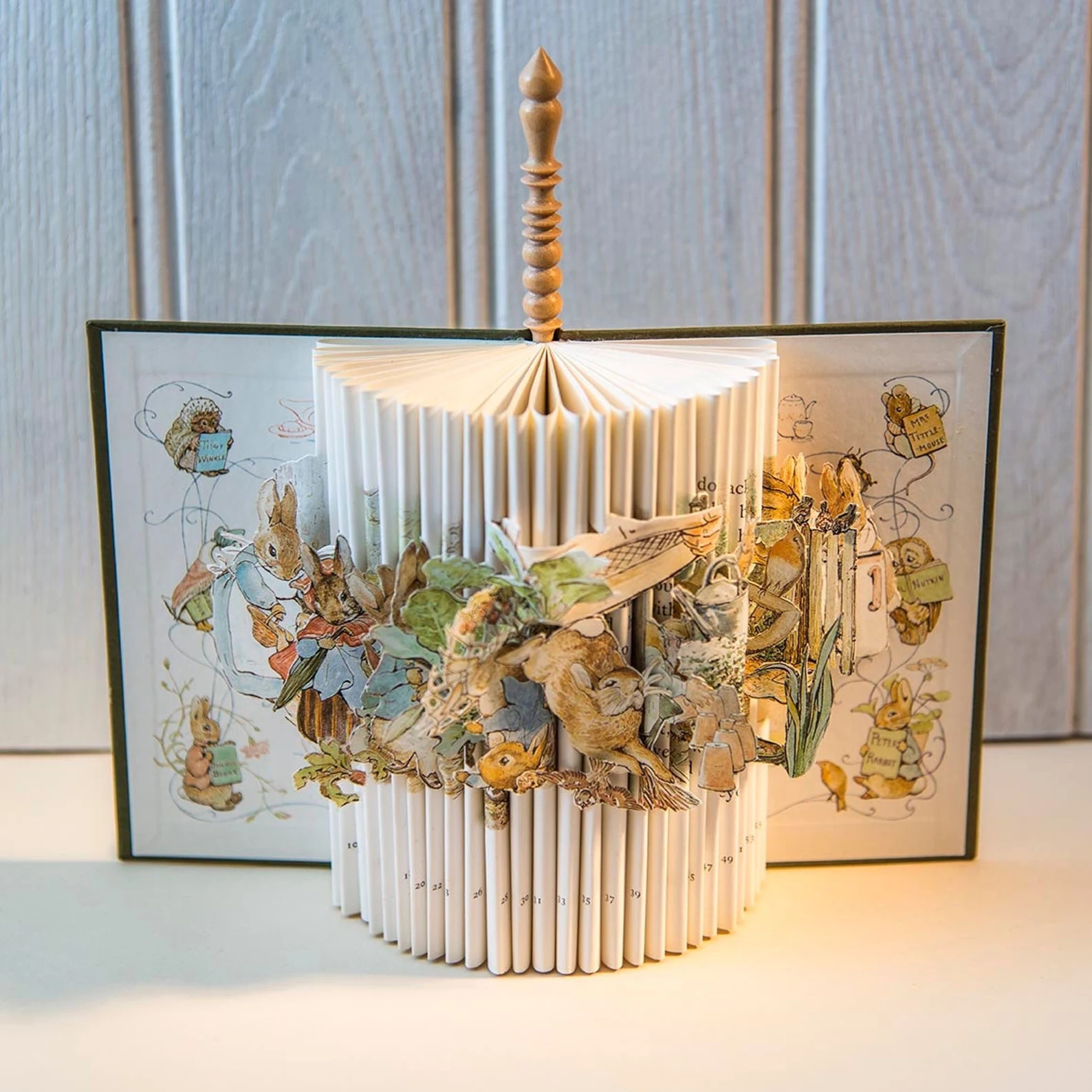 Beatrix Potters 'peter Rabbit ' Brought to Life. A Unique Book Sculpture Perfect for Nursery Deco... | Etsy (US)