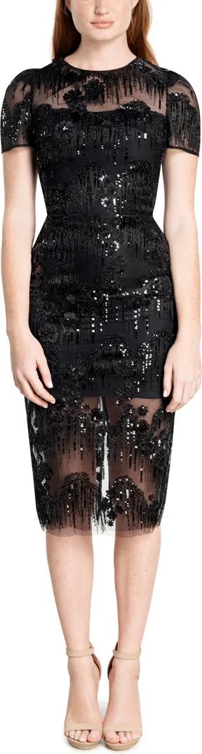 Dress the Population Lina Sequin Body-Con Cocktail Dress | Nordstrom | Nordstrom